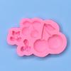 Molde de silicone em forma de cereja