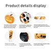 Suave e fofo, design de abóbora e fantasma de Halloween desenhado à mão, capa estilo filme para iPhone 18pm, ultrafina, capa rígida de cobertura total para iPhone 14pm