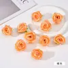 Cabeças de Flores Artificiais Pequenas de Rosa Cruzadas DIY Botões de Flor Realistas Materiais de Flor Falsa Decoração de Casamento Adereços de Fotografia