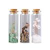 Mina de grava de cristal natural, botella estándar, gema de siete colores, árbol de cristal, botella flotante de vidrio, adornos artesanales al por mayor