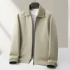 Chaqueta de plumón para hombre Otoño Invierno Tejida Solapa Desmontable 90% plumón de ganso blanco Cálida Juvenil Reversible Ligera Chaqueta de plumón