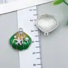 Accesorios para Joyería DIY K Blanco Goteo de Aceite Aleación Estrella de Cinco Puntas Corona Colgante Conjunto Mixto de 100 Estilos para Pulseras y Collares