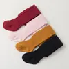 Leggings de algodón de grado A para bebé, estilo primavera y otoño, con textura retorcida, mallas de color liso, calcetines de rendimiento versátiles para el jardín de infantes