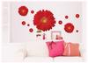 A6L Celebrante de Internet Renovación Habitación Pequeña Dormitorio Pared Autoadhesivo Flor de Rosa Pegatinas de Pared Decorativas Feas Pared
