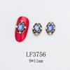 Joyería para Uñas Vintage Decoración de Diamantes de Forma Especial Accesorios Pegatinas para Uñas Joyería para Uñas de Óvalo Hueco Ojo de Caballo Nuevos Productos
