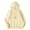 Nueva sudadera con capucha gruesa de forro polar de peso pesado transfronteriza de 360 g, color liso, unisex, serie de colores caramelo, versátil
