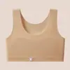 Chaleco de Desarrollo Invisible con Copas Fijas para Estudiantes de 8-12 Años, Ligero, Amigable con la Piel, Sujetador Deportivo sin Costuras para Niñas