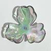 Transparente UV pétalos grandes tres 36mm acrílico diy hecho a mano accesorios para el cabello aretes accesorios de joyería material de pétalo color mágico