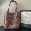 Bolso de Hombro de Punto Estampado Estilo Coreano para Mujer, Bolso de Mano Casual de Gran Capacidad para Viajes, Bolso de Compras Fabricante