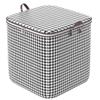 Colcha pied-de-poule saco de armazenamento de colcha de roupas grossas engrossado extra grande capacidade de movimentação saco de embalagem cesta de armazenamento