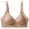 Nuevo sujetador para mujer de talla grande, sin varillas, cómodo, transpirable y de soporte, con copas finas y un acabado liso, diseñado para figuras más voluminosas