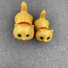 Boxwood Gato Curioso Desktop Pequenos Enfeites Acessórios Chaveiro Bolsa Pendurado Corrente de Telefone Presente de Aniversário