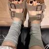 Artículos Más Vendidos de Primavera y Verano: Cubrezapatos de Miu-Style Inspirados en Influencers, Estilo Ballet, sin Pies, para Mujer en Gris
