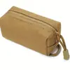 Bolsa Pequena Pendurada Multifuncional para Armazenamento em Esportes ao Ar Livre Bolsa para Chaves Porta-Moedas Tecido Oxford Espessado Bolsa Tática Funcional