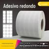 Adesivo redondo sensível ao calor de três provas 10 15 20 25 30 35 40 50 60mm