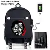 Mochila con estampado de billetes de La Casa de Papel, mochila para estudiantes, mochila de viaje para exteriores, mochila deportiva