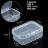 Venta Directa de Fábrica Caja de Plástico PP Rectangular Caja de Embalaje Transparente Caja para Piezas Pequeñas Caja para Piezas Caja de Almacenamiento de Joyería con Tapa