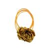 Collar de encaje satinado con cordones en el cuello y flor, cadena para la cintura, corsage, cinturón modelador corporal, accesorios modeladores corporales para mujer