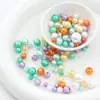 Perlas de Imitación de Alto Brillo Perforadas de ABS Tamaño Mixto Cuentas Sueltas Accesorios para Joyería DIY Color Mixto Color Mixto Fabricante Mayorista
