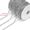 Corrente Semi-Acabada de Aço Inoxidável 3:1 Nk Transfronteiriça Corrente para DIY Moda Colar Pulseira Acessórios de Joias Atacado