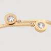 Nova Pulseira de Mola de Aço Inoxidável com Números Romanos Europeus e Americanos, Aço Titânio, Moda Estilo ins, Pulseira Aberta de Diamantes para Mulheres