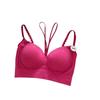 Sutiã Envolvente Costas Lindas com Bojo Fixo e Anel de Coração Ajustável para Mulheres Usarem por Fora Camisete Sexy para Usar por Baixo Top Sexy