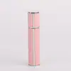 Frasco Dispensador de Perfume de Couro com Tampa Plana 10ml, Frasco Spray Portátil, Dispensador de Amostra de Perfume à Prova de Vazamento de Luxo Leve
