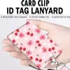 Cordón para Tarjeta de Documento UV con Hebilla de Tirar Retráctil Popular Estampada, Insignia Fácil de Colocar, Portatarjetas Transfronterizo con Varias Hebillas de Tirar Fáciles