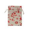 Suministro directo de fábrica suministro para comercio exterior bolsa de decoración de árbol de Navidad dorada 13*18 transfronteriza copo de nieve reno campana bolsa de regalo