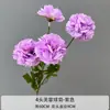 Arranjo de Cena com Flores Artificiais, Flores Artificiais da Série Roxa para Celebração de Casamento, Arranjo de Flores de Chão, Decoração Suave e Flores para Paisagismo de Salão de Casamento