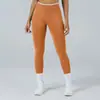 Pantalones de yoga europeos y americanos transfronterizos, elásticos para fitness y running, de cintura alta, levanta glúteos, ajustados, color melocotón, con color de contraste, pantalones deportivos para gimnasio
