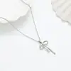 Collar de Moda de Lujo Ligero con Diseño Hueco de Flor de Amor y Mariposa, Cadena para Clavícula de Temperamento Nicho para Mujer, Venta al por Mayor