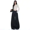 Jeans de pierna ancha para mujer, color Naranja Juvenil # Diseño bordado anti-decoloración, corte holgado, adelgazante, favorecedor, modernos y versátiles, pantalones de pierna recta
