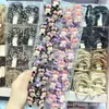Celebridade da Internet Doce e Descolada Laço Roxo-Preto Kuromi Prendedor de Cabelo Infantil Lindo Desenho Animado Faixa de Cabelo para Aluno do Ensino Fundamental