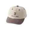 Gorra de Béisbol Vintage Desgastada para Niños con Letras Estilo Urbano, Nuevo Sombrero de Sol para Exteriores para Bebés, Exportación