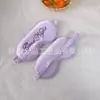 Conjunto de Máscara para Olhos Bordada de Seda Sintética com Bolsa de Armazenamento Bordada, Máscara para Olhos com Tira tipo Scrunchie, Máscara para Olhos Blackout para Sono de Beleza