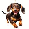 Nuevo Acrílico Plano Colgante para Coche Serie Perro Transfronterizo