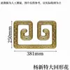 Accesorios Estilo Europeo 304 Color Oro Titanio Patrón Estampado Piezas de Flor Acero Inoxidable Accesorios Decorativos Flores Decorativas para Puerta de Jardín