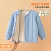 Esencial para el uniforme escolar: conjunto cálido de invierno para niños mayores, chaqueta de algodón con forro de lana engrosada y pantalones para niños y niñas, capa interior para niños