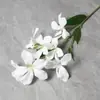 Flores Artificiales 7 Cabezas Orquídea Llama Arreglo Floral Salón de Bodas Flores Falsas Accesorios para Sesión de Fotos al Aire Libre Plantas Artificiales Venta al por Mayor