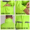 Impermeable largo Oxford engrosado y alargado para adulto, abrigo de una pieza, poncho, protección para todo el cuerpo, impermeable reflectante, venta al por mayor