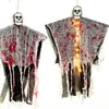 Fantasmas Pendurados de Halloween Transfronteiriços Crânios Gaze Fantasmas Pendurados Sala Secreta Casa Assombrada Decorações Penduradas para Pátio Adereços de Decoração de Terror Atacado