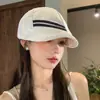 Boné Artístico Listrado Estilo Japonês para Mulheres, Moda de Verão, Sensação de Luxo para o Dia a Dia, Boina Reversível, Boné de Jovem Jornaleiro