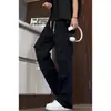 Pantalones casuales para hombre de venta caliente en AliExpress transfronterizo, pantalones cargo deportivos de pierna recta holgados para verano, pantalones cortos para hombre
