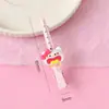 Clip de Pelo de Gato Lindo de Dibujos Animados Estilo Pinzas de Pico de Pato Alto Valor Flequillo de Niña Clip Lateral Accesorios Dulces para el Cabello Clip para Cabello Rebelde