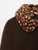 Nuevo Cardigan de Punto con Cuello de Piel Sintética con Efecto Piel, Estilo Europeo Elegante de Alta Calidad, Abrigo 5755128