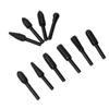 Juego de 5 y 10 piezas de limas giratorias de forma especial para carpintería, cuchillo para tallar madera, lima para carpintería, cabezal de pulido, lima giratoria en relieve
