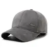 Nuevo Gorro de Lana de Invierno de Moda para Hombre, Gorra de Béisbol Caliente con Protección para los Oídos, Gorra de Pico de Pato Engrosada Versátil para Hombres Mayores
