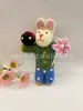 Muñeca Colgante de Fieltro de Lana Hecha a Mano Nepalí Linda Oveja Conejo Llavero Cadena de Bolso Decoración de Bolso Producto Terminado