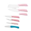 Cuchillo de cerámica para fruta con mango de color y circonita para cocina, cuchillo de cerámica para pelar, cuchillo de chef, cuchillo universal, embalaje disponible.